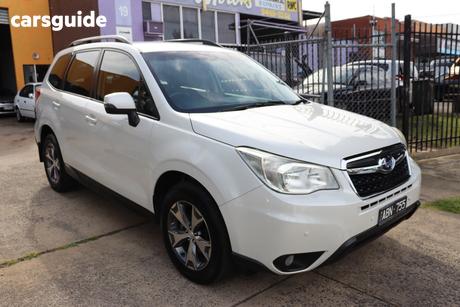 White 2014 Subaru Forester Wagon 2.5I Luxury Limited Edition
