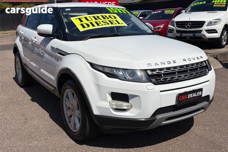 White 2012 Land Rover Range Rover Evoque Wagon Sd4 Prestige