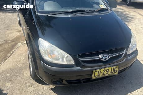 Black 2010 Hyundai Getz Hatchback S