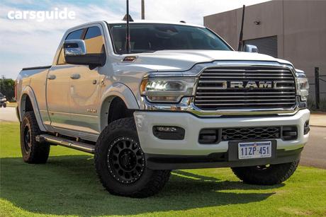 White 2023 RAM 2500 Crew Cab Utility Laramie