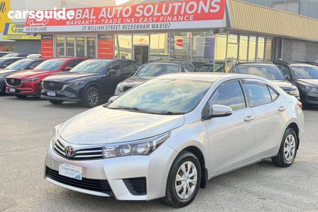 Silver 2015 Toyota Corolla Sedan Ascent