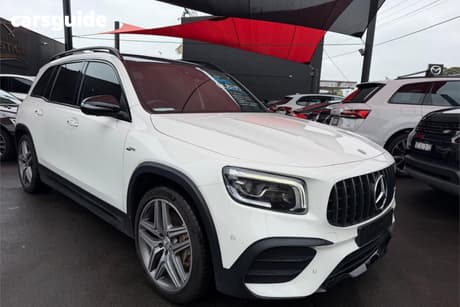 White 2020 Mercedes-Benz GLB35 Wagon 4Matic