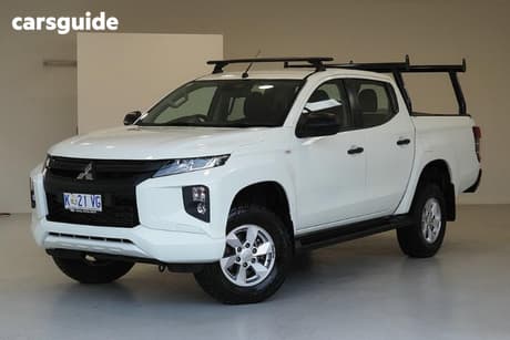 White 2022 Mitsubishi Triton Double Cab Pick Up Glx+ (4X4)