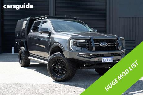 Grey 2022 Ford Ranger Double Cab Pick Up Sport 3.0 (4X4)