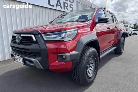 Red 2024 Toyota Hilux Double Cab Pick Up Rogue 48V (4X4)