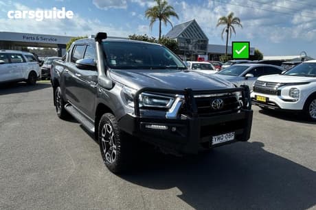 Grey 2022 Toyota Hilux Double Cab Pick Up Sr5 (4X4)