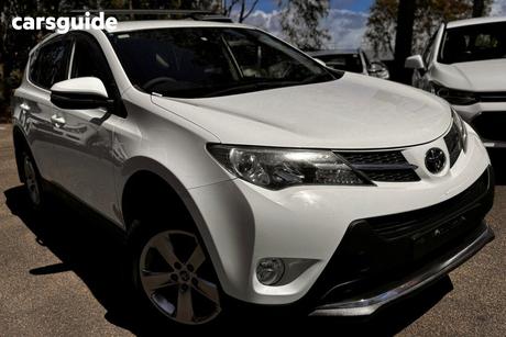 White 2014 Toyota RAV4 Wagon Gxl (2Wd)