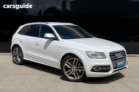 White 2014 Audi Q5 SUV SQ5 3.0 TFSI QUATTRO 8R MY14