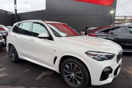 White 2019 BMW X5 Wagon Xdrive 30D M Sport (5 Seat)