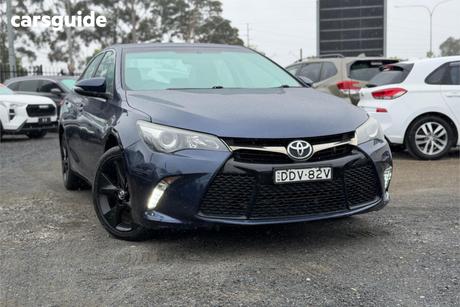 Blue 2015 Toyota Camry Sedan Atara Sx
