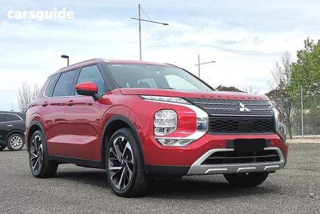 Red 2022 Mitsubishi Outlander Wagon Aspire 7 Seat (2Wd)