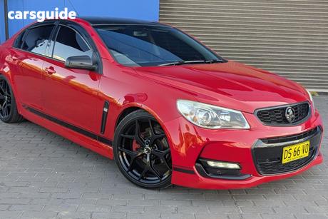 Red 2016 Holden Commodore Sedan Sv6