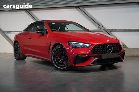 Red 2025 Mercedes-Benz Cle300 Cabriolet 4Matic Mhev