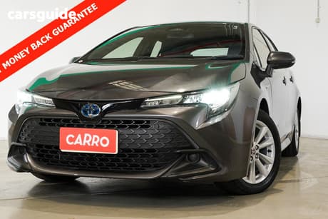Grey 2023 Toyota Corolla Hatchback Ascent Sport Hybrid