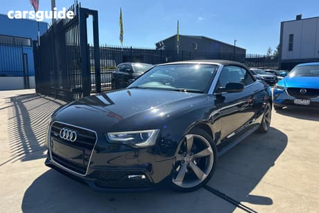 Black 2014 Audi A5 Cabriolet 2.0 Tfsi Quattro