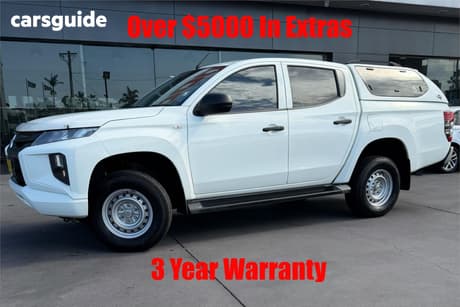 White 2023 Mitsubishi Triton Double Cab Pick Up Glx (4X2)
