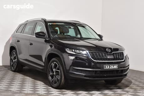 Black 2018 Skoda Kodiaq Wagon 132 Tsi (4X4)