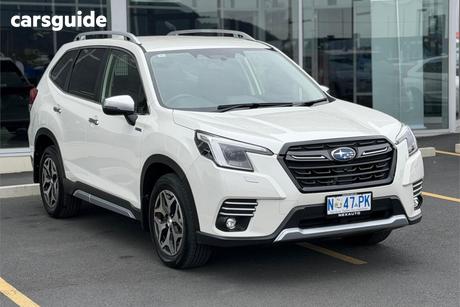 White 2023 Subaru Forester Wagon Hybrid L (Awd)