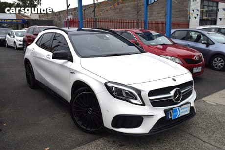 White 2018 Mercedes-Benz GLA45 Wagon 4Matic