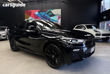 Black 2020 BMW X6 Coupe Xdrive30D M Sport