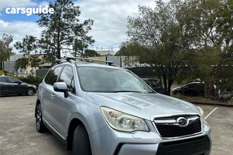 Silver 2013 Subaru Forester Wagon 2.0Xt Premium