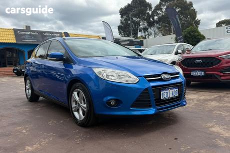 Blue 2014 Ford Focus Hatchback Trend
