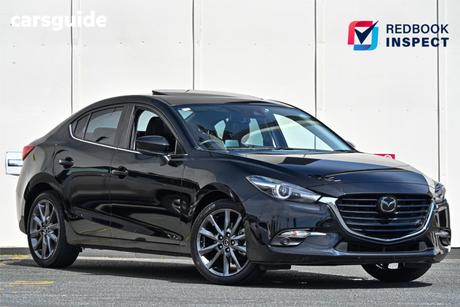 Black 2018 Mazda 3 Sedan Sp25 Astina