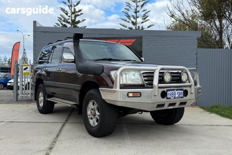 Red 2004 Toyota Landcruiser Wagon Gxl (4X4)