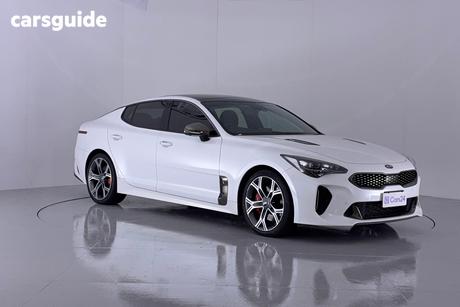 White 2020 Kia Stinger Sedan Gt (Red Leather)
