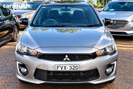 Grey 2017 Mitsubishi Lancer Sedan Black Edition (Es)