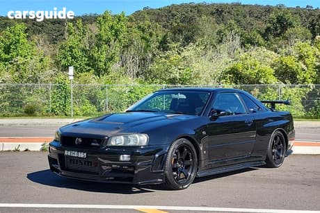 Black 2000 Nissan Skyline Coupe Gtr V-Spec