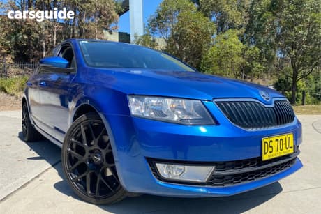Blue 2015 Skoda Octavia Hatchback 103 Tsi Ambition