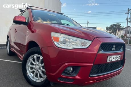 Red 2010 Mitsubishi ASX Wagon (4Wd)