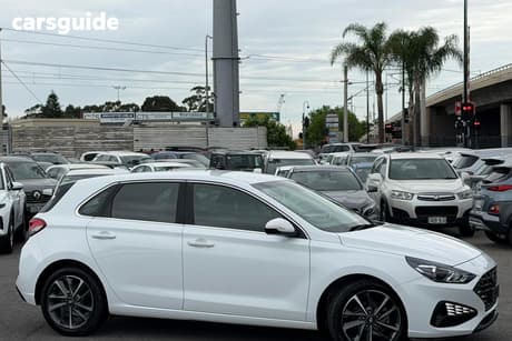 White 2021 Hyundai I30 Hatchback Active