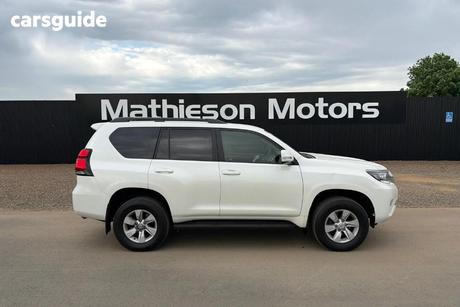 White 2021 Toyota Landcruiser Prado Wagon Gxl