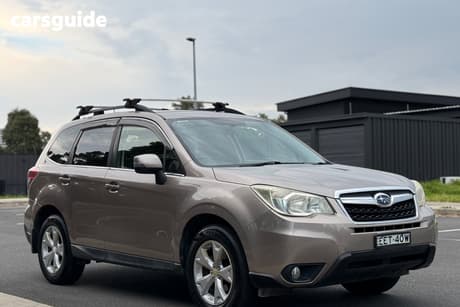 Beige 2013 Subaru Forester Wagon 2.5I-L