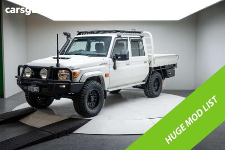 White 2023 Toyota Landcruiser Double Cab Chassis Lc79 Workmate