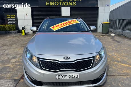 Silver 2012 Kia Optima Sedan Platinum