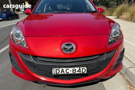 Red 2010 Mazda 3 Hatchback Maxx Sport