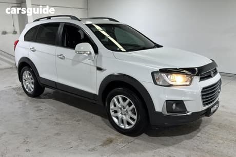 White 2016 Holden Captiva Wagon Active 7 Seater