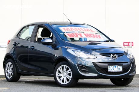 Grey 2012 Mazda 2 Hatchback Neo