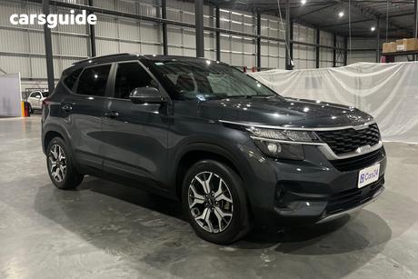 Grey 2020 Kia Seltos Wagon Sport+ (Fwd)
