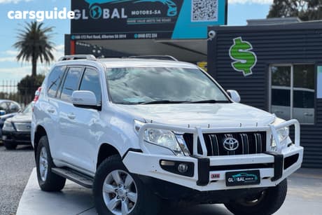 White 2015 Toyota Landcruiser Prado Wagon Gxl (4X4)