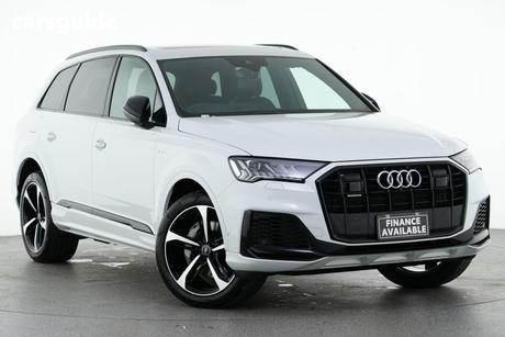 White 2021 Audi Q7 Wagon 55 Tfsi S Line Quattro Mhev