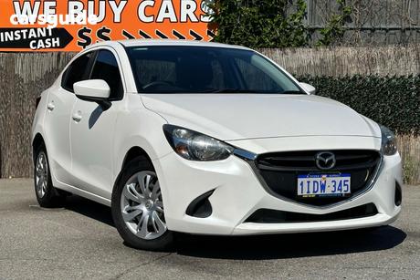 White 2017 Mazda Mazda2 Sedan NEO