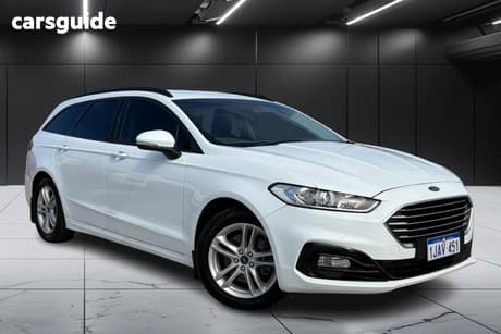 White 2019 Ford Mondeo Wagon Ambiente Tdci