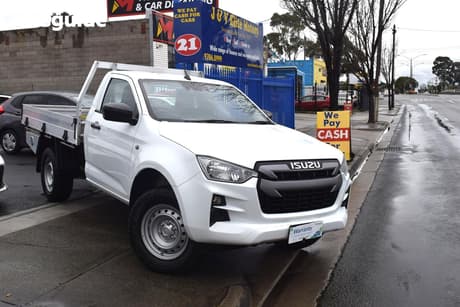 White 2021 Isuzu D-MAX Cab Chassis Sx (4X2) High-Ride