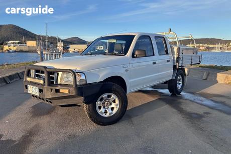 White 2005 Ford Courier Crew Cab Pickup Gl (4X4)