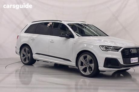 White 2020 Audi Q7 Wagon 50 Tdi S Line Quattro Mhev