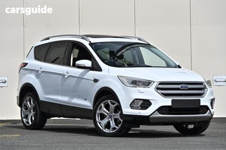 White 2019 Ford Escape Wagon Titanium (Awd)
